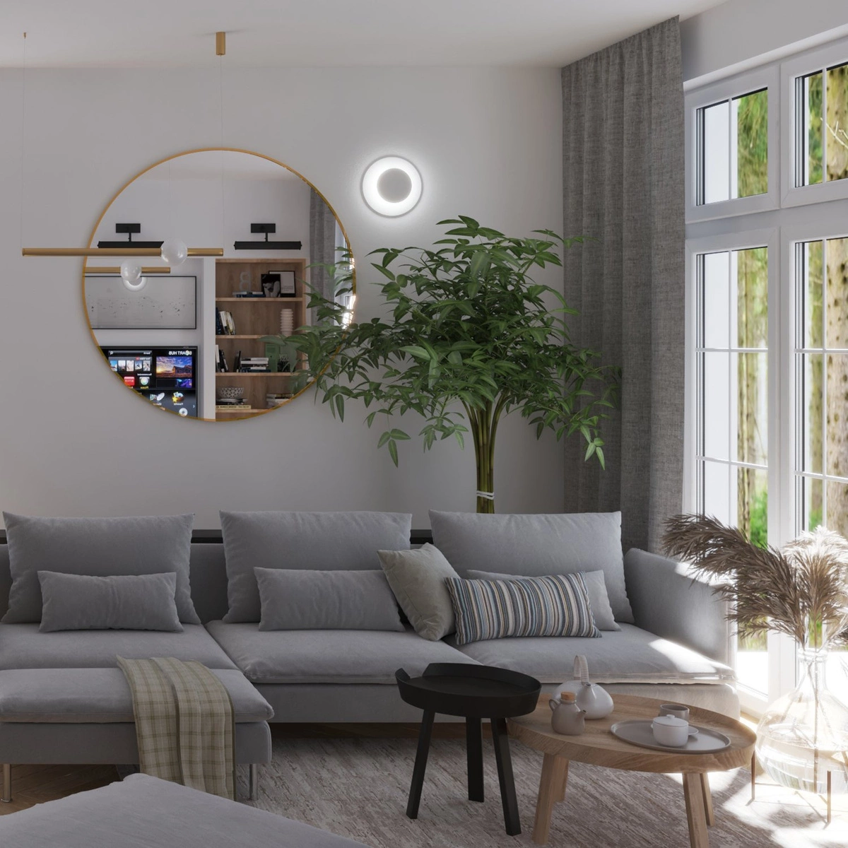 Lampa ścienna PILLS biała 30 cm