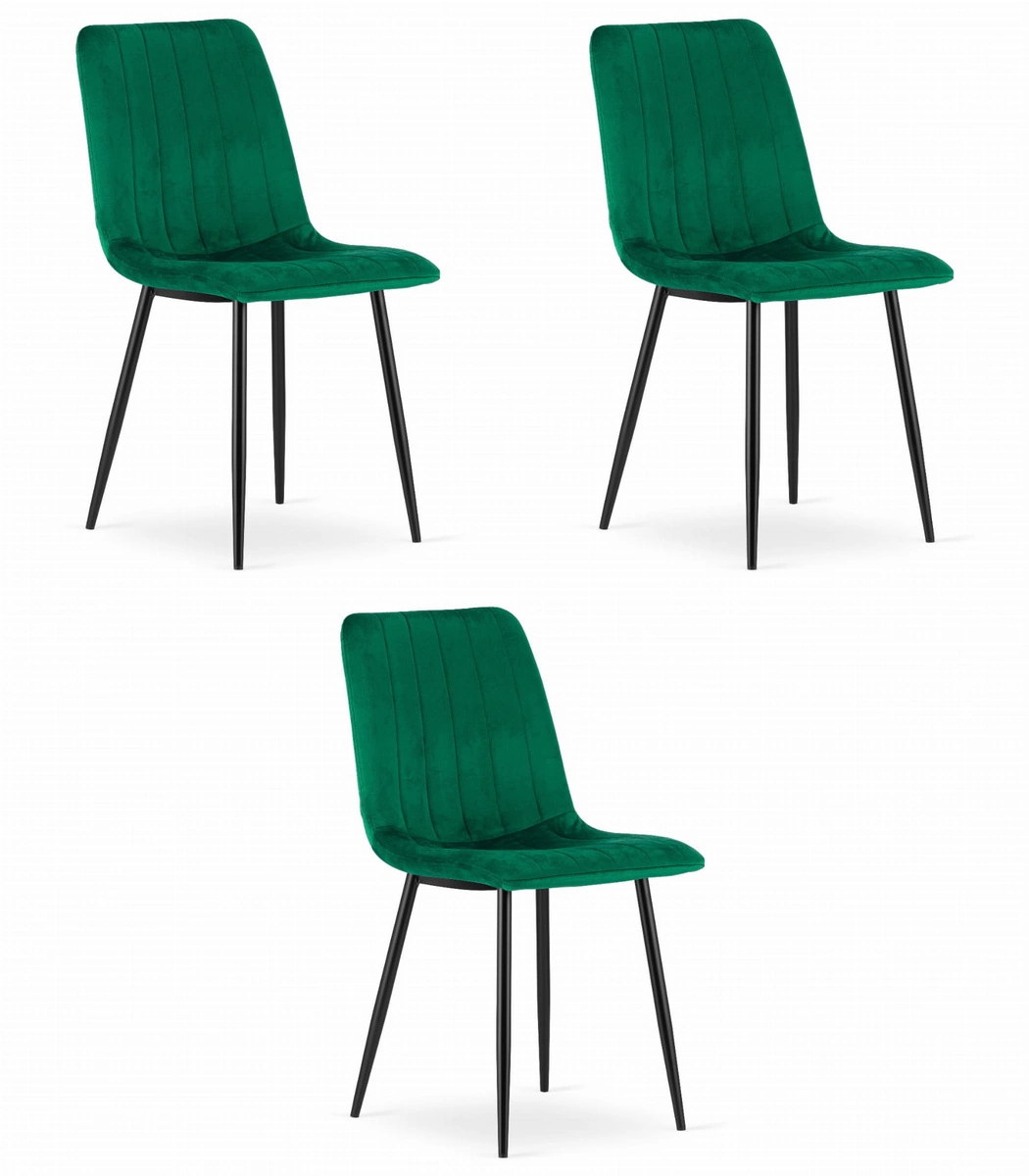 Zestaw stół okrągły TODI 80cm biały + 3 krzesła OSAKA szare