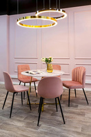 Lampa wisząca RING 100 złota - LED, stal