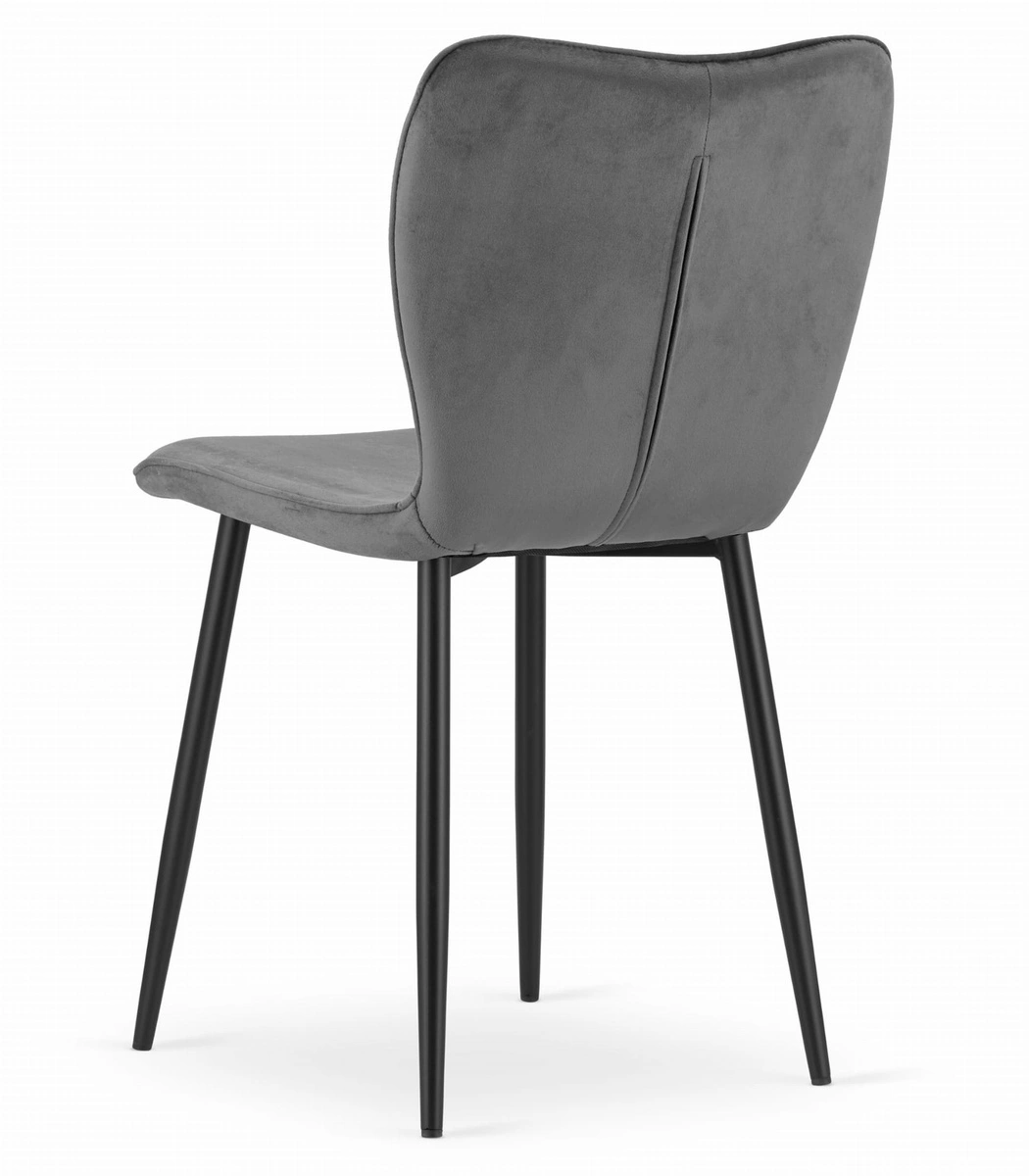 Zestaw stół okrągły TODI 80 biały + 3 krzesła OSAKA pomarańczowe