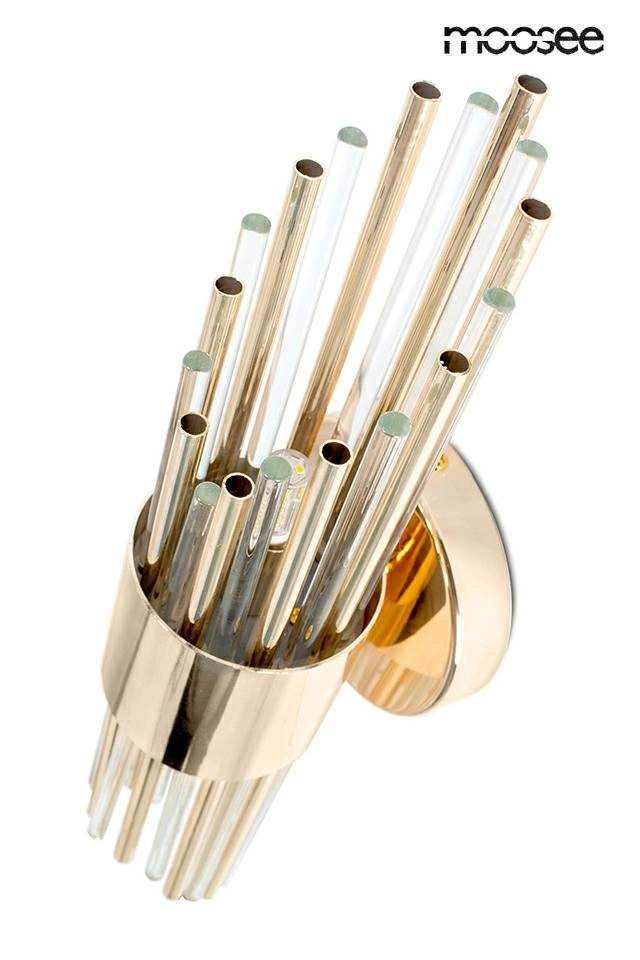MOOSEE lampa ścienna AMADEO złota