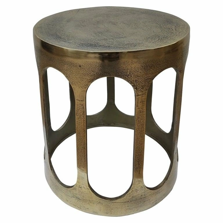 RICHMOND stolik DU PONT szczotkowane złoto