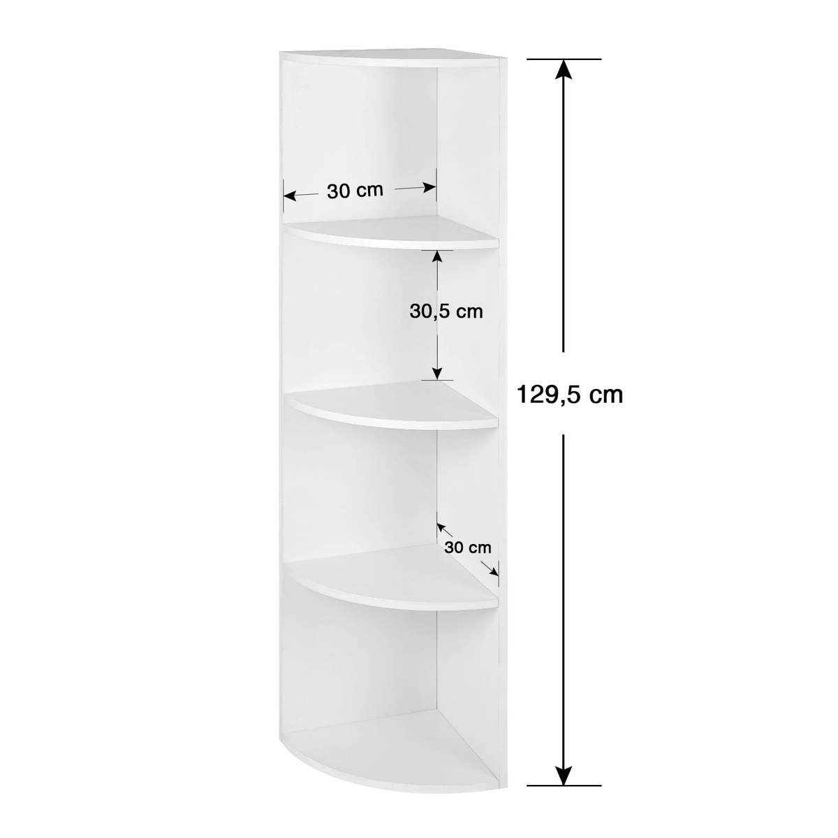 Regał narożny - LBC42WT