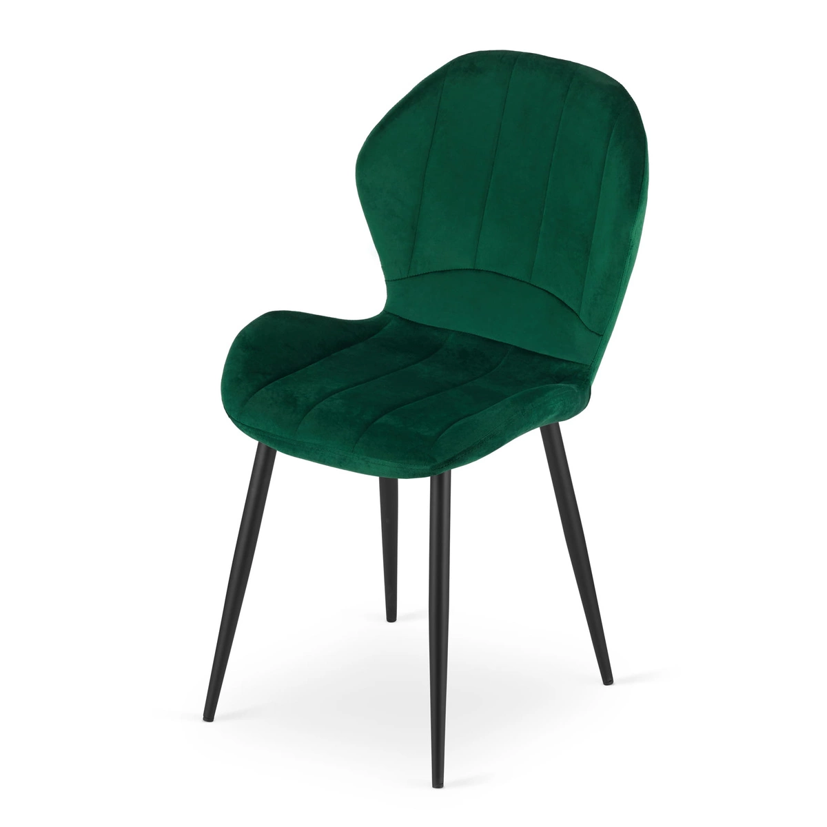 Zestaw stół okrągły TODI 80 biały + 4 krzesła LAGO czarne