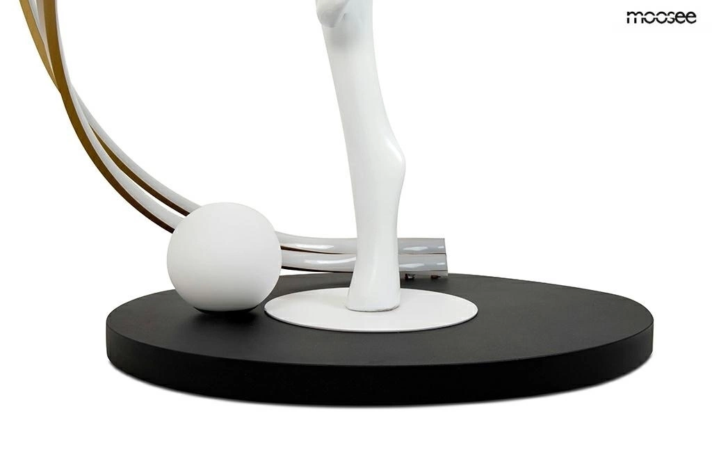 MOOSEE lampa podłogowa DANCING QUEEN biała