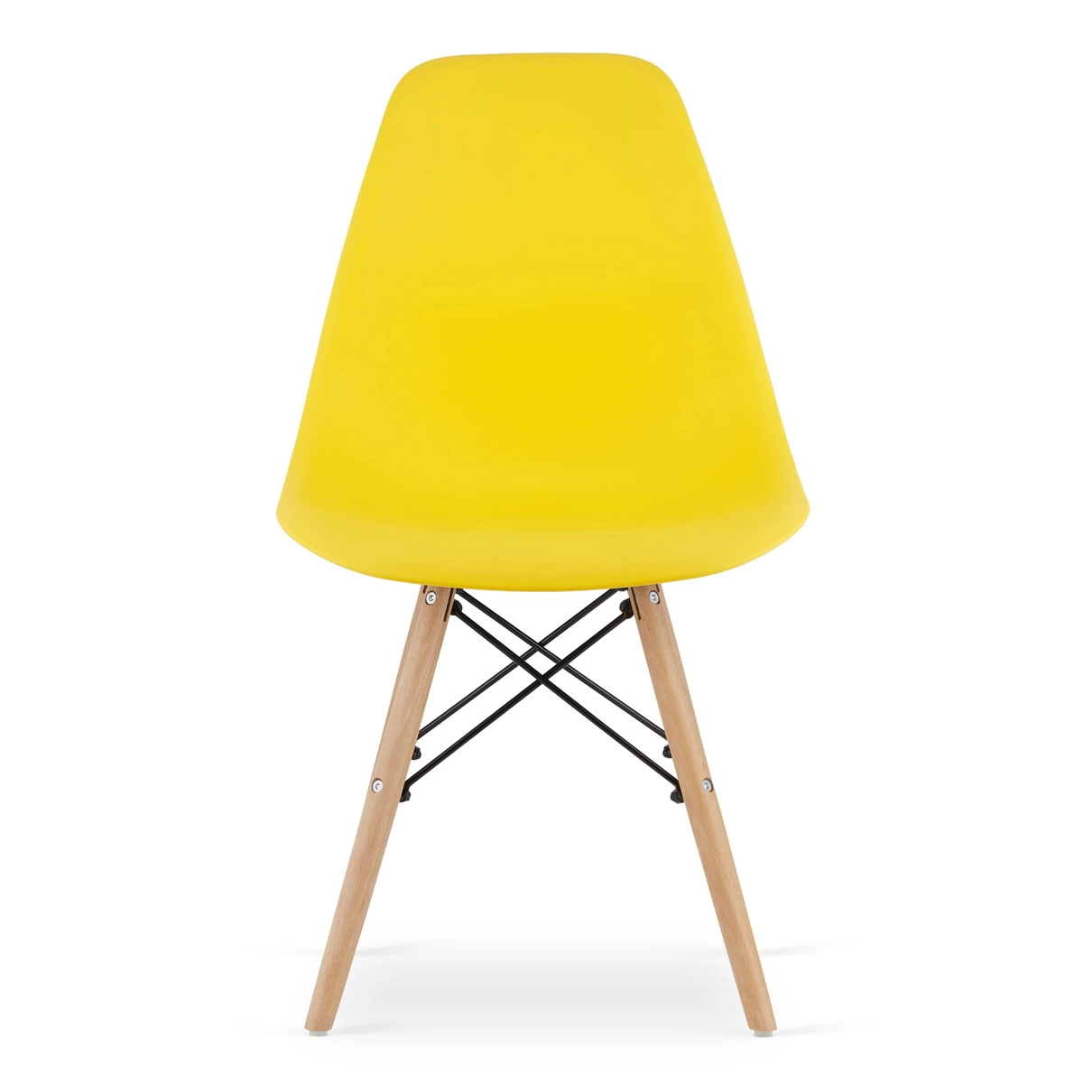 Krzesło OSAKA żółte / nogi naturalne x 4