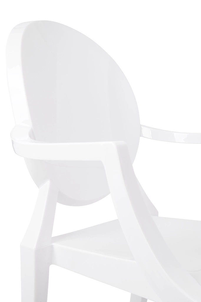 Krzesło LOUIS białe - poliwęglan