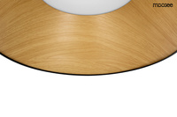MOOSEE lampa sufitowa TOLLA czarna / naturalna