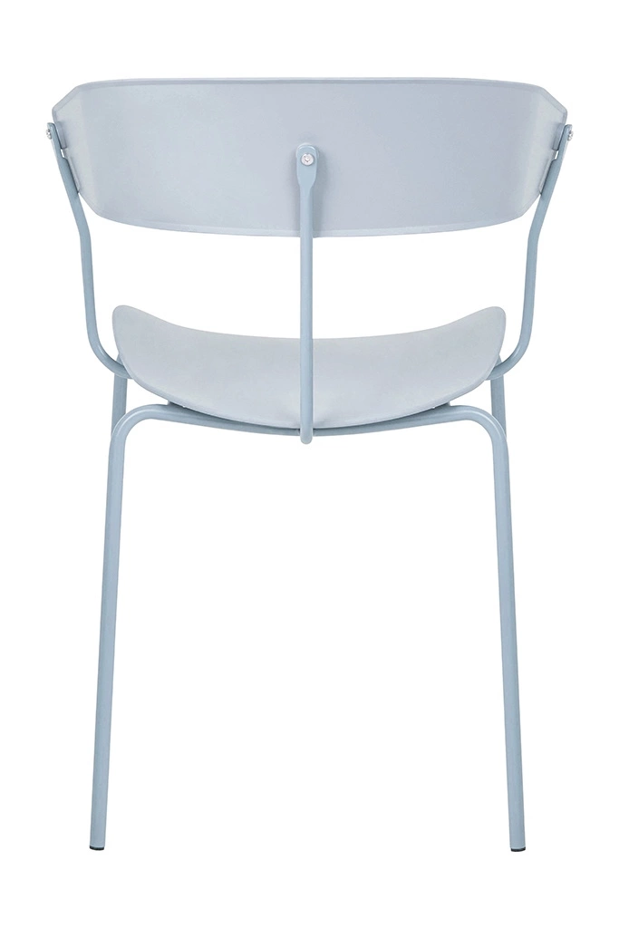 Krzesło JETT jasnoszare - polipropylen, metal