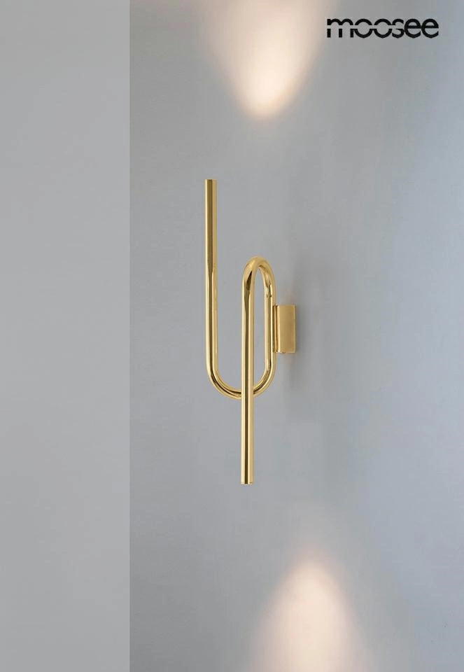 MOOSEE lampa ścienna MACAROON złota