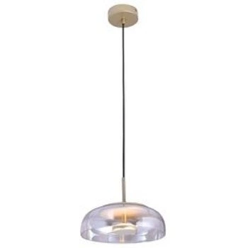 Lampa wisząca DISCO LED złota 23 cm