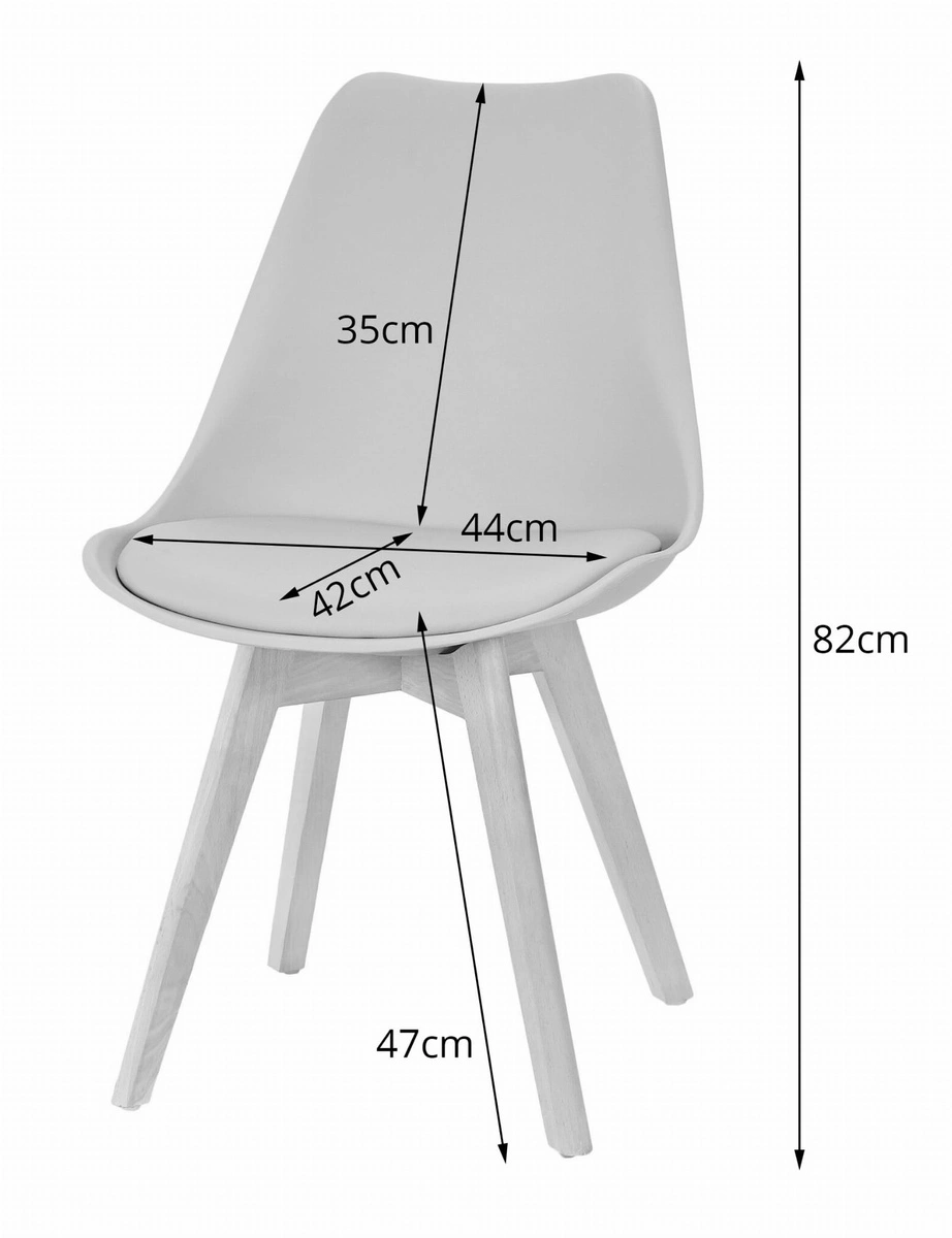Zestaw stół prostokątny ADRIA 120x80 czarny + 4 krzesła LAGO czarne ekoskóra
