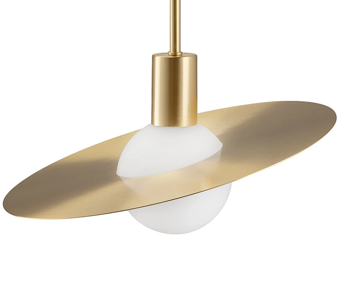 Lampa wisząca JUPITER  złota 30 cm