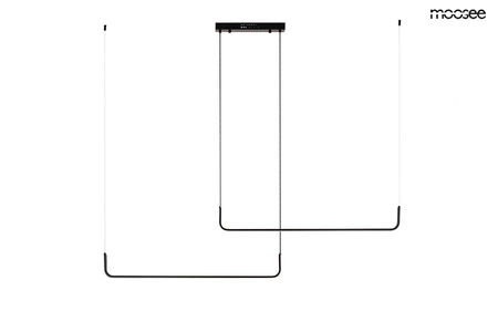MOOSEE lampa wisząca SHAPE DUO 120 czarna