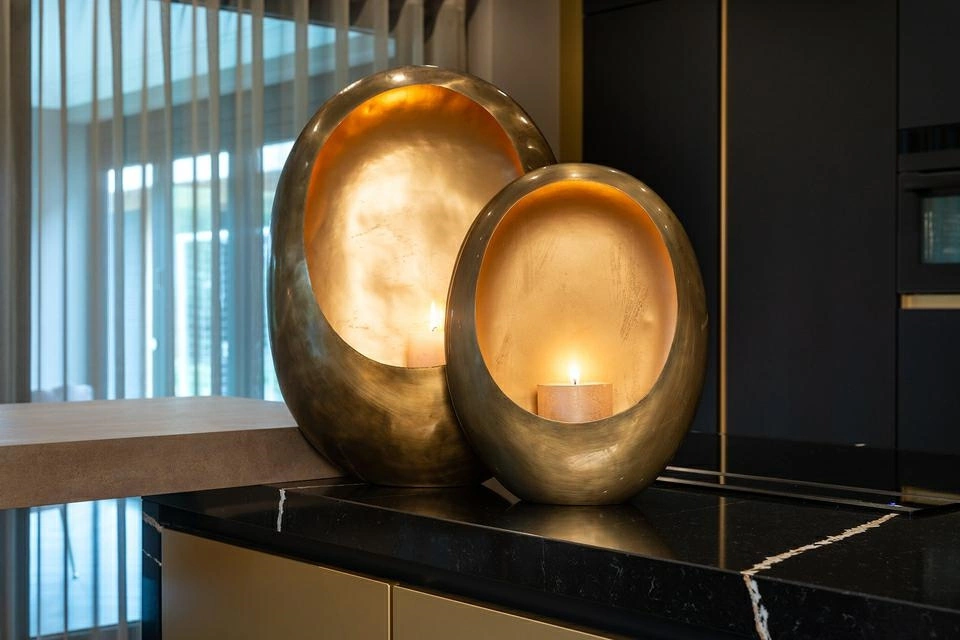 RICHMOND świecznik MAGLY M złoty