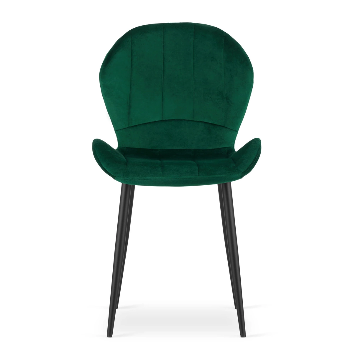 Zestaw stół okrągły TODI 80 biały + 4 krzesła LAGO czarne