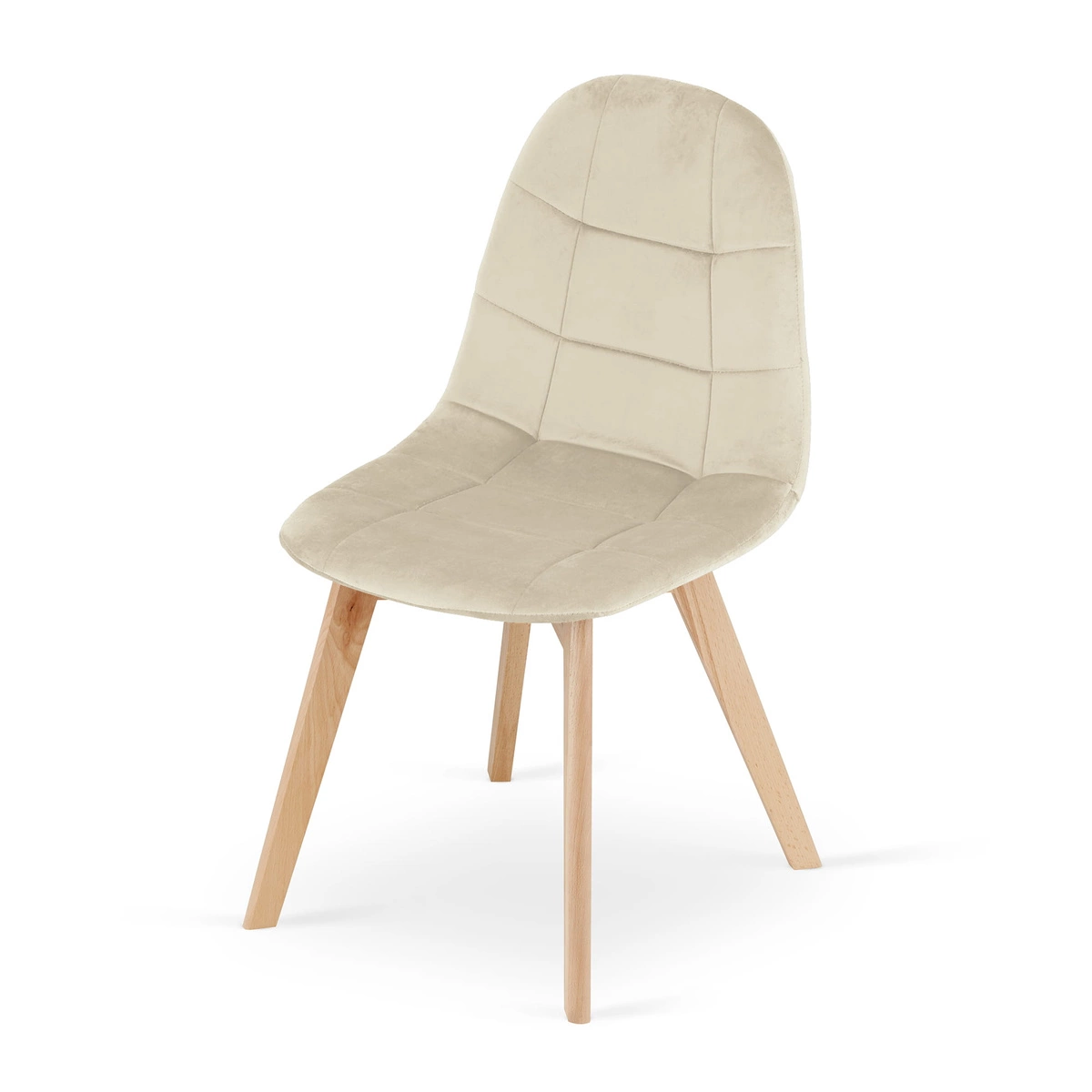 Krzesło BORA - beż aksamit x 1