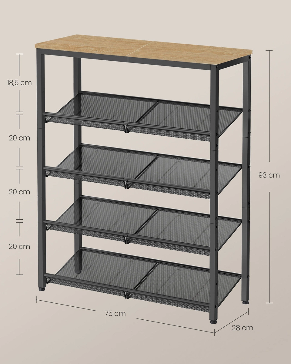 Szafka na Buty - sonoma - LBS038B11