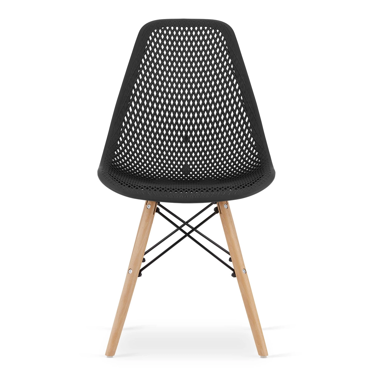 Zestaw stół okrągły TODI 60 biały + 2 krzesła LAGO żółte