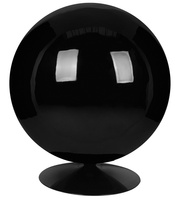 Fotel BALL BLACK czerwony