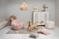 FOTEL DZIECIĘCY BABY SNUG BIG BEAR PINK 85X82X62 CM I AM FAKE