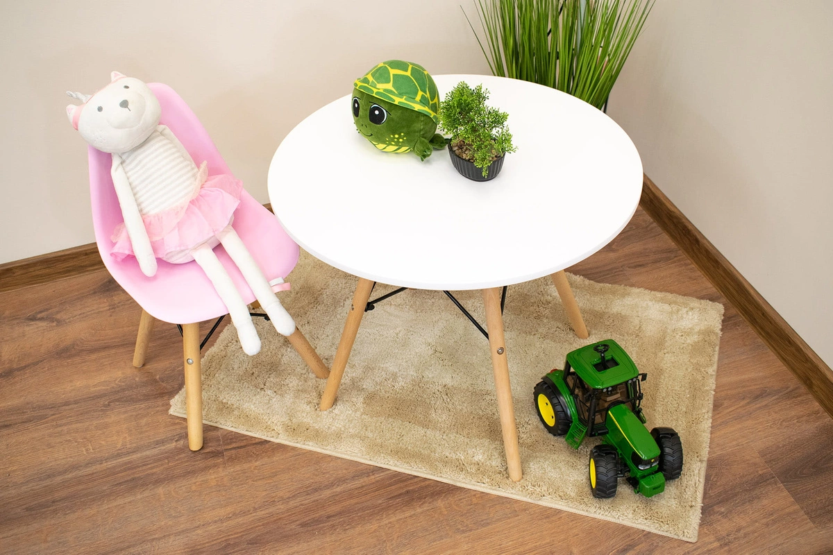 Krzesło ZUBI - róż x 4