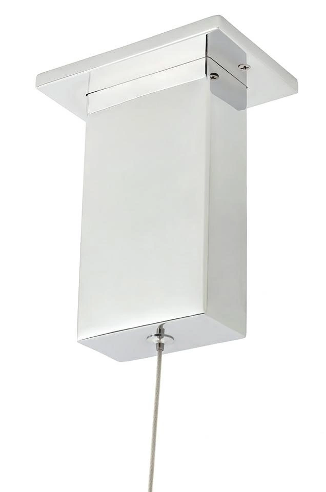 Lampa wisząca RING 80 srebrna - LED, stal polerowana