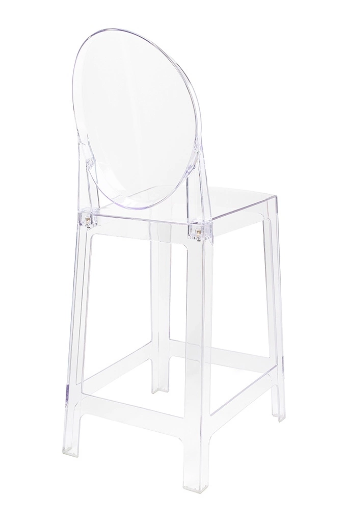 Krzesło barowe VICTORIA 65 cm transparentne