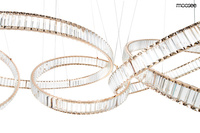 MOOSEE lampa wisząca LIBERTY LINE 8 złota