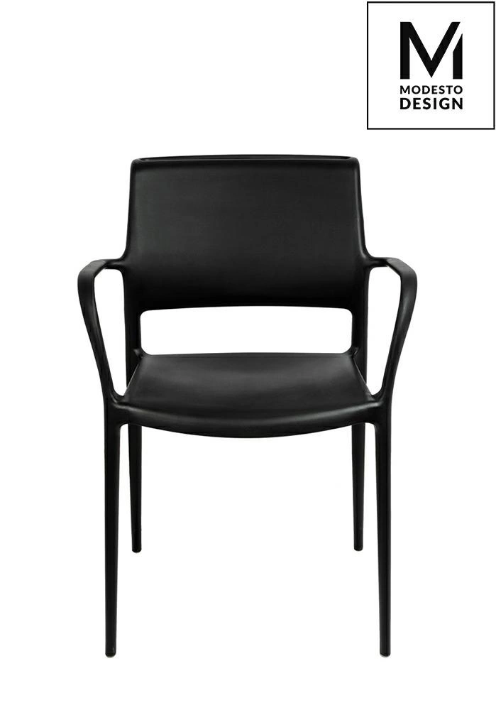 MODESTO krzesło PETRA czarne - polipropylen