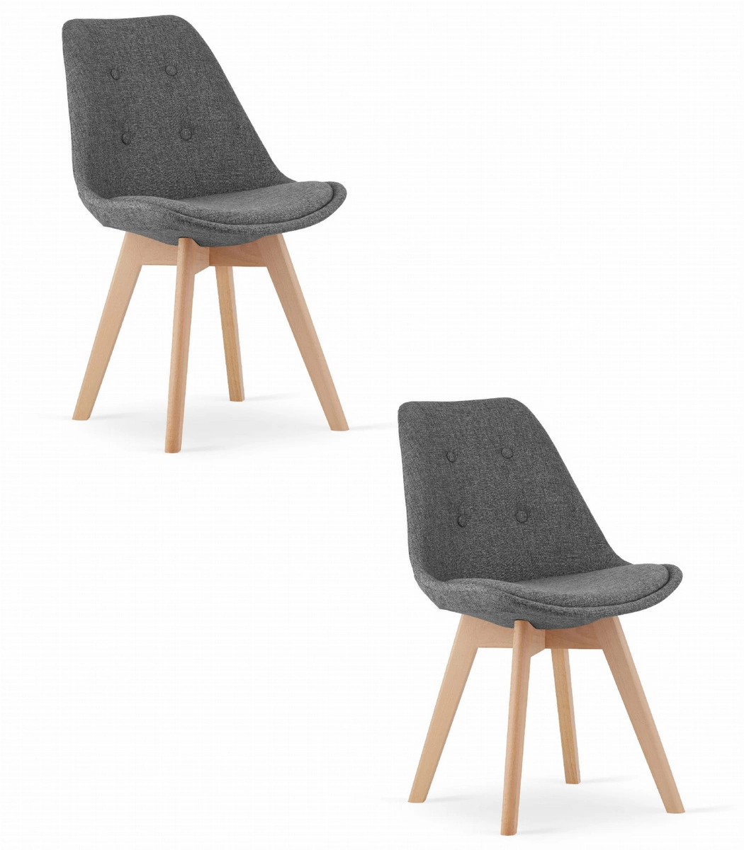 Krzesło SOLDEN - aksamit beż / nogi czarne x 1