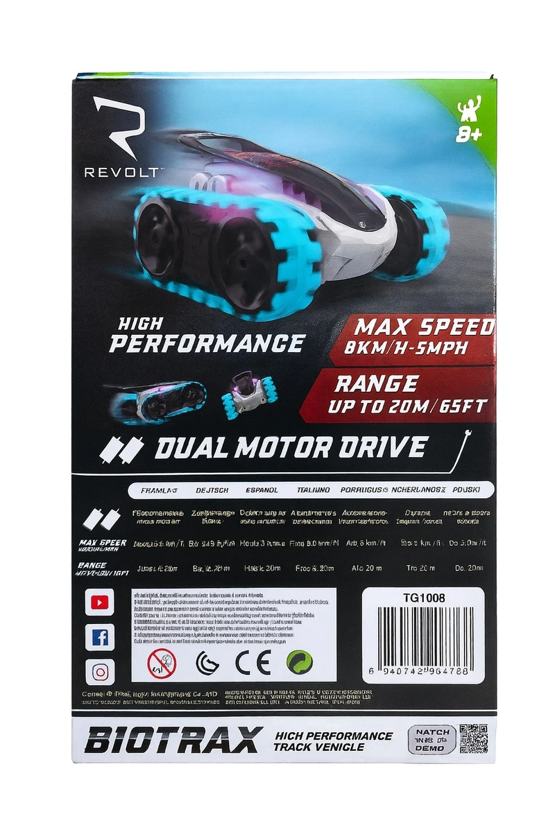 Samochód RC REVOLT TG1006 – widok z boku