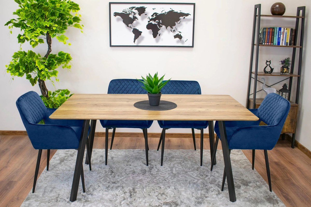 Taboret KORFU - biały x 3