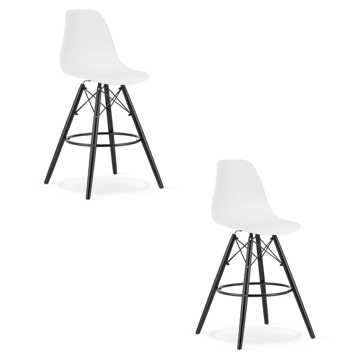 Krzesło LAVA - granat aksamit / nogi kolor drewna x 4