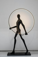 Lampa podłogowa HUMAN ROUND  włókno szklane