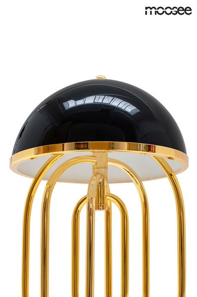 MOOSEE lampa stołowa BOTTEGA złota / czarna