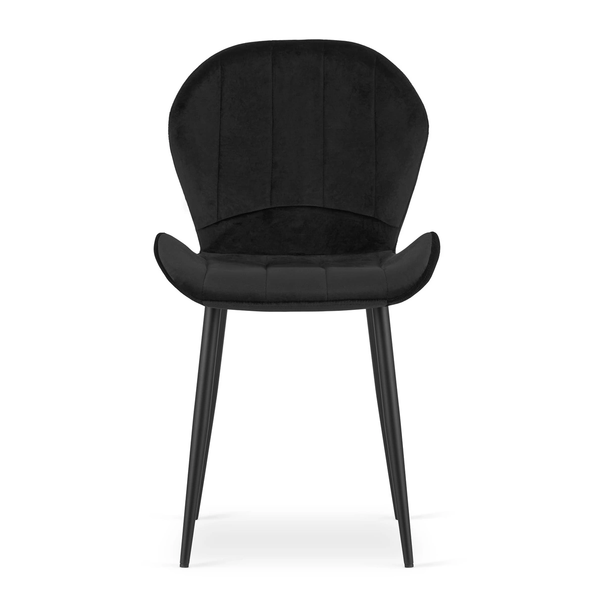 Zestaw stół okrągły TODI 60 biały + 2 krzesła LAGO czarne