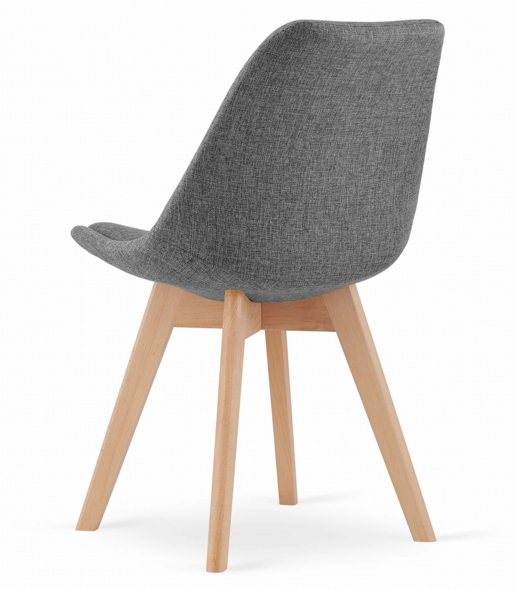 Zestaw stół prostokątny ADRIA 120x80 czarny + 4 krzesła OSAKA czarne