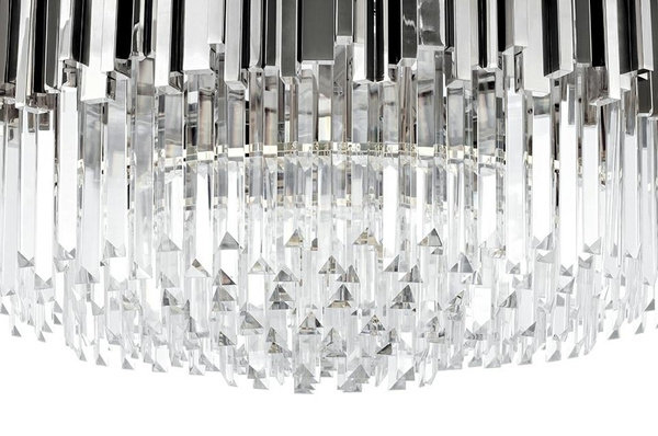 Lampa wisząca IMPERIAL SILVER 80 - stal, kryształ