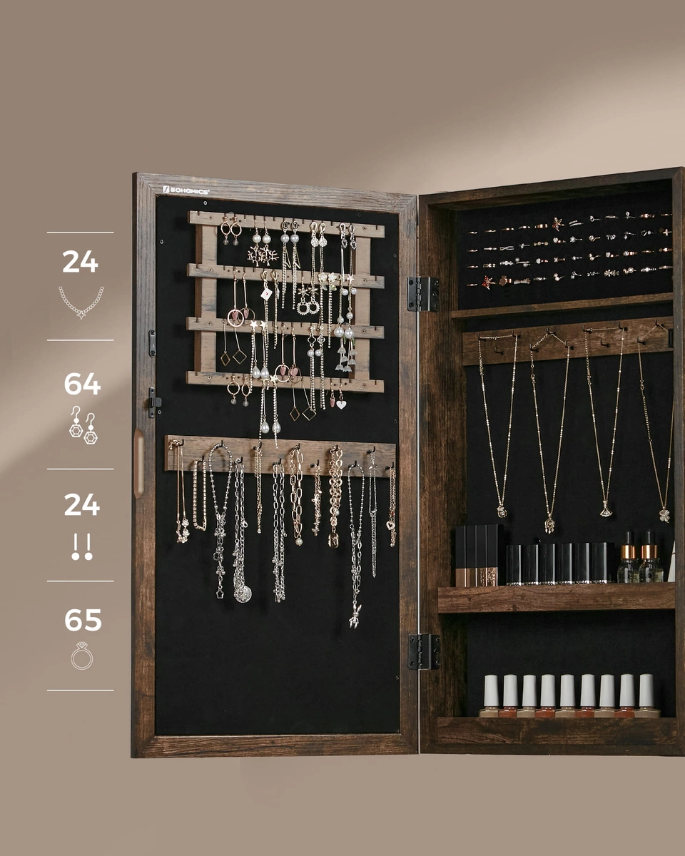 Szafka z lustrem na biżuterię - JJC051K01