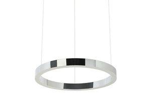 Lampa wisząca RING 40 srebrna - LED, stal polerowana