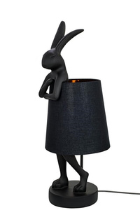 KARE lampa stołowa RABBIT 68 cm czarna