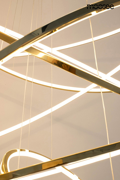 MOOSEE lampa wisząca RING SLIM L złota