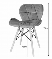 Zestaw stół prostokątny TESSA 120x60 dąb + 4 krzesła OSAKA białe