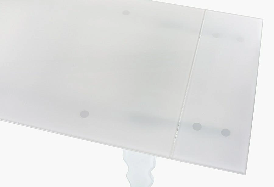 Stół szklany VENDOME OPTI WHITE biały - 200/300
