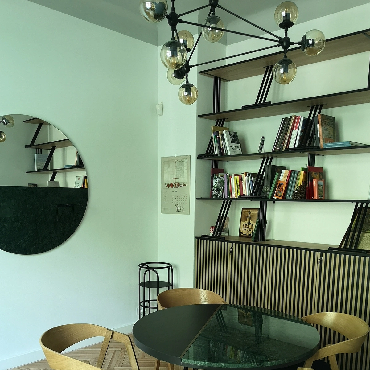 Lampa wisząca transparentno czarna Astrifero 15