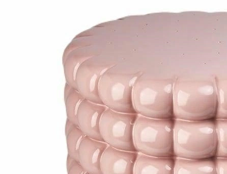 RICHMOND stolik BISCUIT różowy