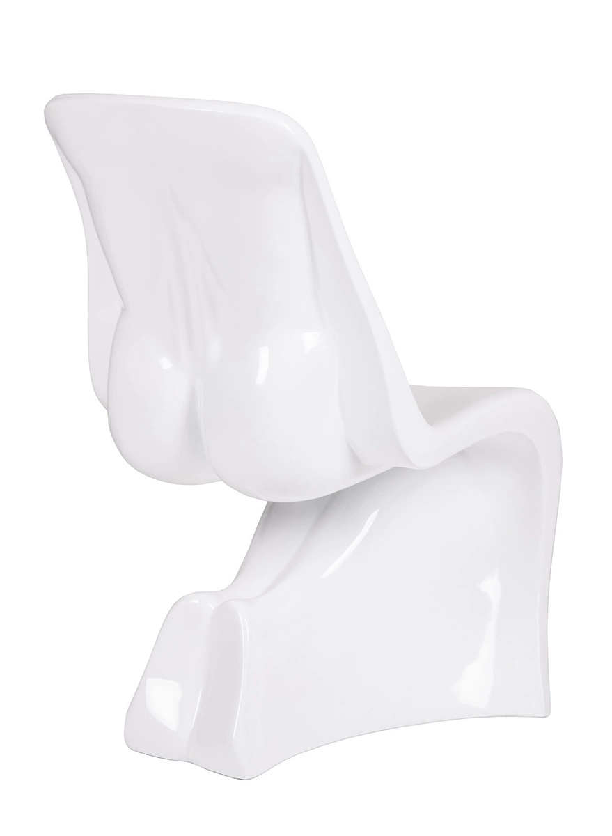 Krzesło HIM białe - włókno szklane