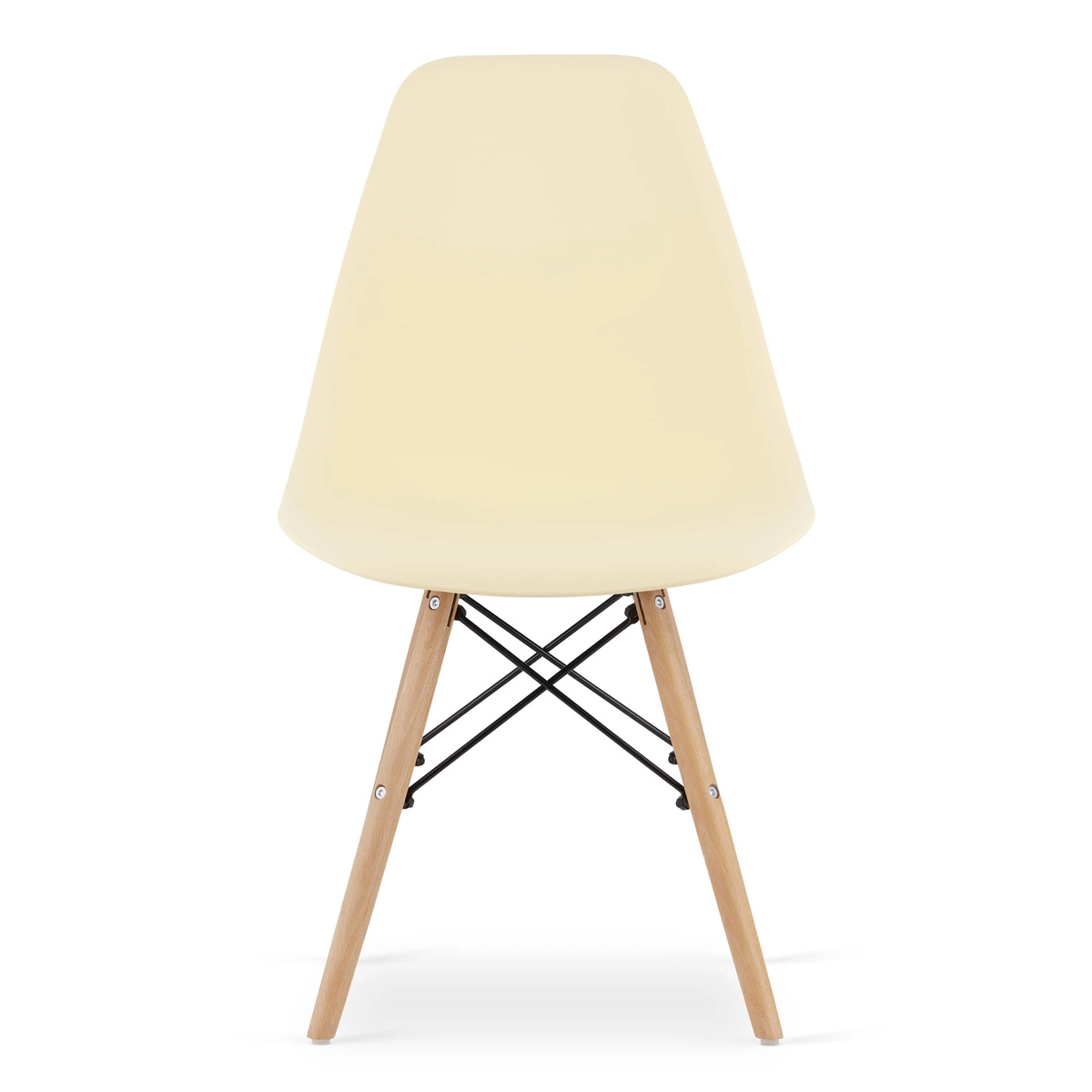 Krzesło OSAKA kremowe / nogi naturalne x 1