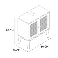 Szafka pod umywalkę Bali naturalna